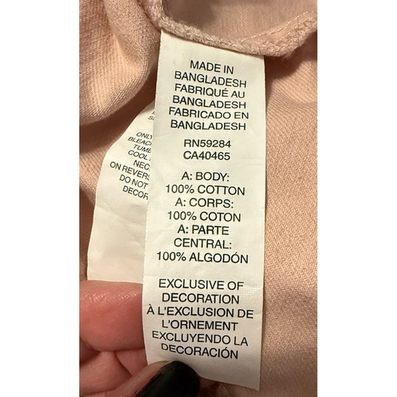 Childrens Place Girls Jean Jacket‎ Pink Girls Rule Patches 4T - Picture 6 of 6